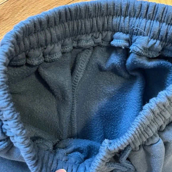 Blue Joggers with Hearts on Side - Picture 4 of 4